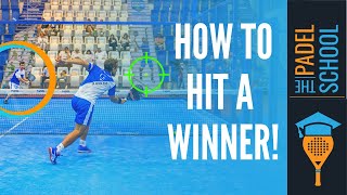 The BEST way to hit a WINNER in padel [upl. by Yrrah838]