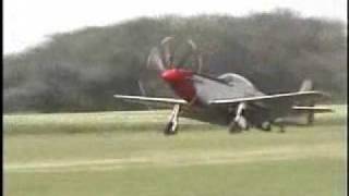 Mustangs at Geneseo Airshow [upl. by Aihsekram]