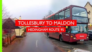 Tollesbury to Maldon  Hedingham 95  Realtime [upl. by Acnaiv198]