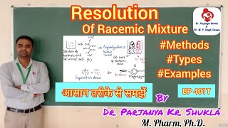 Resolution of Racemic Mixture  Intro Methods with Examples  Separation of Enantiomers  BP 401T [upl. by Fridlund]