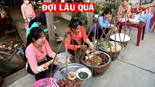 Sáng Sớm Bán BÚN CHẢ GIÒ THỊT NƯỚNG Quá Đắc Khách Phải Đợi Từ Sớm Để Ăn Mới Đi Về 152 [upl. by Ahsinet]