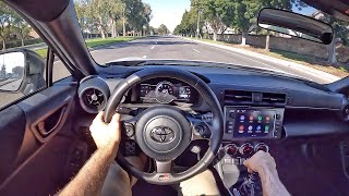 2022 Toyota GR86 Manual POV Test Drive 3D AudioASMR [upl. by Vareck]