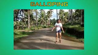 How to GALLOP galloping locomotor movement [upl. by Ylrad]