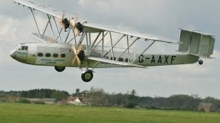 LARGE SCALE RC HANDLEY PAGE HP42 quotHELENAquot LMA RC MODEL AIRSHOW ROUGHAM  2013 [upl. by Katzman]