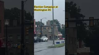 Election Campaign Signs in Washington DC  Roadside Signboards  2024” election2024 electionnews [upl. by Flynn]