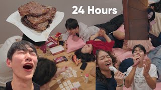 24 Hours with Princeton Students  KBBQ Karaoke amp Card Games [upl. by Nnep]