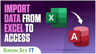 Importing Data from Excel to Microsoft Access [upl. by Apilef]