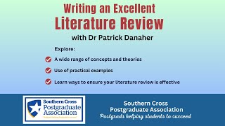 Writing an Excellent Literature Review with Dr Patrick Danaher yourscpa [upl. by Nosittam]