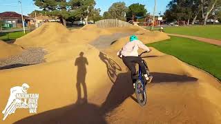 Forster Park Pump Track  Belmont [upl. by Ynaffat]