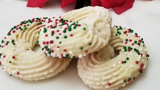 EASY GLUTEN FREE SHORTBREAD CHRISTMAS COOKIE RECIPE [upl. by Natsirc]