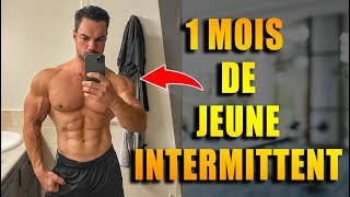 Mon Physique Après 1 Mois de JEUNE INTERMITTENT [upl. by Rabin]