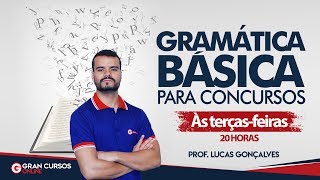 Gramática Básica para Concursos  Predicação verbal transitividade verbal  Lucas Lemos [upl. by Gnourt]