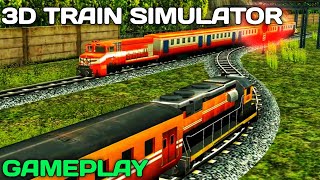 Train Racing Games 3D 2 Player ll Best train Simulator game 2024 l Gameplay [upl. by Eerrehs]