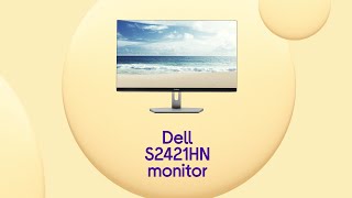 Dell S2421HN Full HD 238quot LCD Monitor  Silver  Product Overview [upl. by Notfilc650]