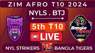 🔴Zim Afro T10 Live  Harare Bolts vs Durban Wolves Live Cricket Score amp Commentary [upl. by Alicec]