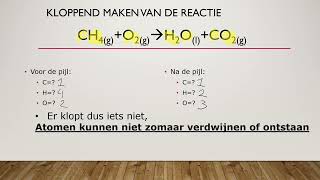 NOVA H2 paragraaf 2 Reactievergelijkingen [upl. by Jasmine]