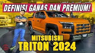 MITSUBISHI TRITON 2024  DEFINISI GANAS DAN PREMIUM [upl. by Amero]