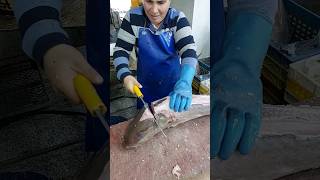 Greater Amberjack Fish Cutting Skills [upl. by Sandstrom259]