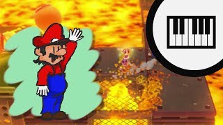 Super Mario 3D World  Simmering Lava Lake Piano [upl. by Jovia]