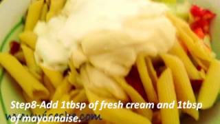 How to make Pasta mayonnaise saladRecipe [upl. by Madox480]