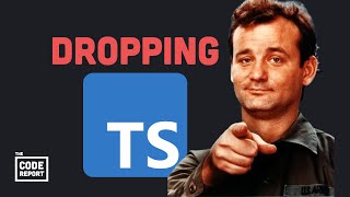 Big projects are ditching TypeScript… why [upl. by Korns]