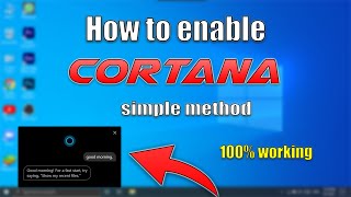 How to enable cortana in windows 10  how to use cortana  fun with cortana 2021 cortana new [upl. by Los854]