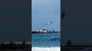 Landing 🛬 maldives youtubeshorts travel malecity [upl. by Ellehcir]