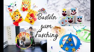 Basteln zum Fasching mit Kindern einfache Bastel und Spielideen [upl. by Allemac439]