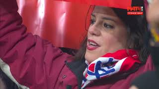 Fans sing the anthem Atletico de Madrid fans performance Wanda Metropolitano [upl. by Cohbath]