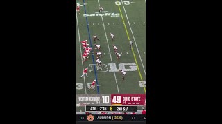 Devin Brown to Carnell Tate for Six vs Western Kentucky  Ohio State Football [upl. by Ahselat]