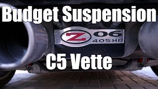 Transforming C5 Corvette Suspension for under 500 [upl. by Aerdnahs947]