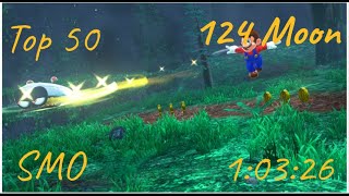 Super Mario Odyssey 124 Moons SpeedRun In 10326 SMOCE [upl. by Ellehsram]