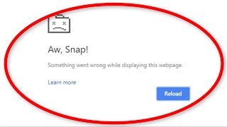 How To Fix Aw Snap Error  Something Went Wrong While Displaying This Webpage  Google Chrome [upl. by Natsirhc]