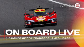 Onboard the 50 LIVE race action at 6H of Spa 2024  Ferrari Hypercar  FIA WEC [upl. by Sanyu]