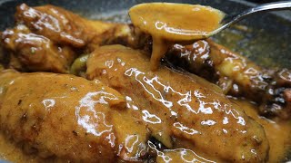 The BEST Smothered Turkey Wings Recipe Turkey Wings With Gravy Recipe Air Fryer Recipe [upl. by Henarat]