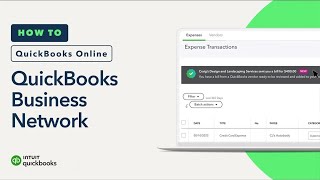 How to use the QuickBooks Business Network [upl. by Sivahc]