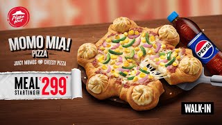 Try Momo Mia Pizza  Juicy Momo x Cheesy Pizza  Pizza Hut [upl. by Hillegass81]