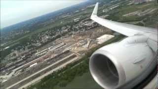 Amazing CFM56 Buzzsaw sound American Airlines Boeing 737800 PHLMIA Part 1 Takeoff in HD [upl. by Enileme575]