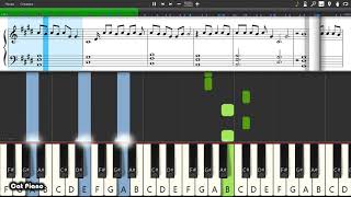 Lewis Capaldi  Bruises  Piano tutorial and cover Sheets  MIDI [upl. by Airahs]