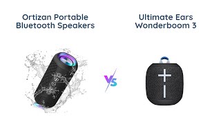 🔊 Ortizan vs UE WONDERBOOM 3 Best Portable Bluetooth Speaker [upl. by Enoid83]