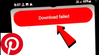 Fix Pinterest Download Image Problem  Pinterest Image Download failed problem [upl. by Retrac353]