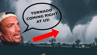 Storm chasers dominate RARE TORNADO OUTBREAK west of Chicago [upl. by Obel]