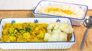 Indisches HÄHNCHENCURRY mit Kokosmilch [upl. by Alat589]