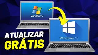 COMO ATUALIZAR O WINDOWS 7 PARA O WINDOWS 10 SEM FORMATAR PASSO A PASSO [upl. by Ahsoyem]