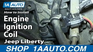 How to Replace Ignition Coil 0208 Jeep Liberty [upl. by Hale]