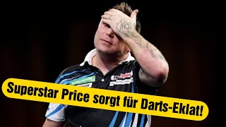 Dart Superstar Gerwyn Price sorgt für DartEklatdart gerwynprice wigan [upl. by Seroka]