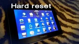 Hard Reset Playbook BlackBerry español [upl. by Azeria]