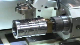 MMK Matsumoto SAT100 AB Tilting EDM Rotary Table on Makino EDBV3 EDM Drill  JIMTOF 2012 [upl. by Esyle752]