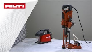 HOW TO HILTI DD 30 diamantboormachine  opbouwen van de boorstandaard [upl. by Shifra425]