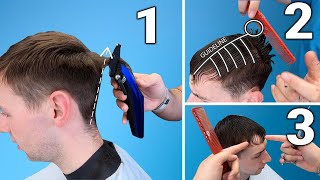 Basic Mens Haircut  Step by Step Guide [upl. by Kauppi]